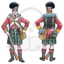 1:72 Napoleonic Highlander Infantry 50 szt.