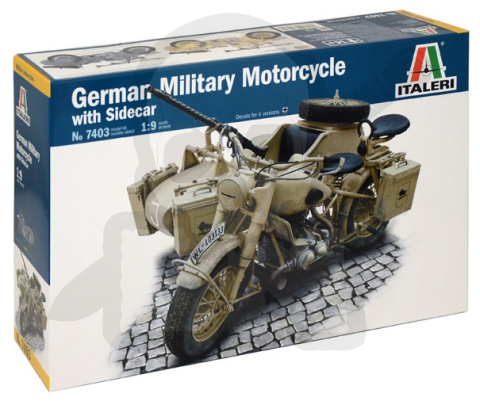1:9 BMW R75 German Military Motorcycle with Sidecar 1:9 BMW R75 German Military Motorcycle with Sidecar