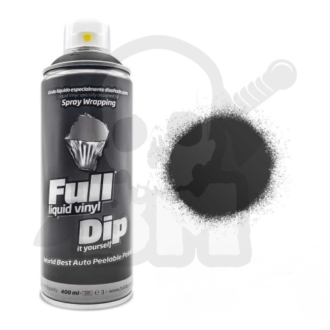 Black Full Dip Liquid Vinyl Spray 400ml - folia natryskowa