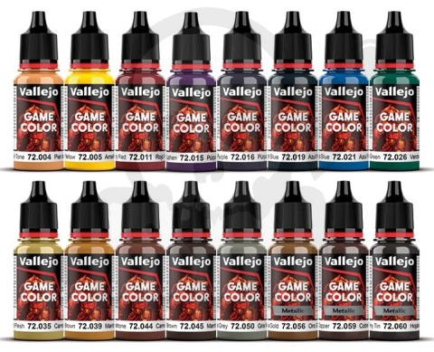 Vallejo 72298 Zestaw Game Color 16 farb Advanced