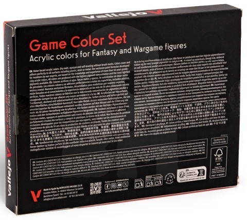 Vallejo 72298 Zestaw Game Color 16 farb Advanced