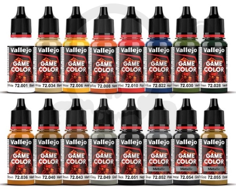 Vallejo 72299 Zestaw Game Color 16 farb Introduction