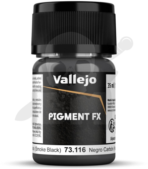 Vallejo 73116 Pigment FX - Carbon Black Smoke Black (35 ml)