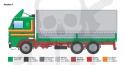 1:24 Model ciężarówki Scania 142H 6x2 Canvas
