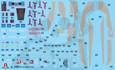 1:72 Model śmigłowca AW101 Merlin HM.1