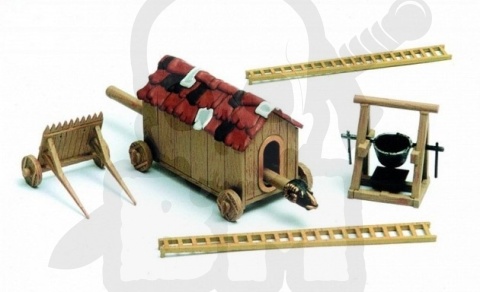 1:72 Medieval Siege machines Kit No. 2 - machiny oblężnicze