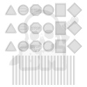 3D printed set - Traffic Signs 1:48 - znaki drogowe 18 szt.
