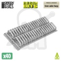 3D printed set - Mecha Detail Parts - 12mm Ladder Rungs - szczeble drabiny