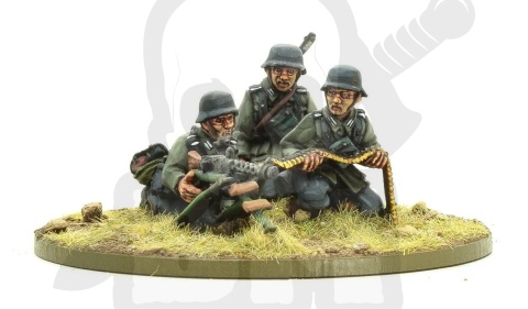 German MG34 Team - niemiecki karabin maszynowy z obsługą