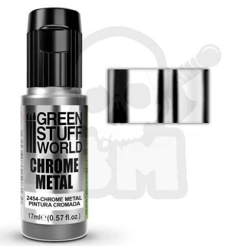 Chrome Paint 17ml - metaliczna farbka efekt lustra