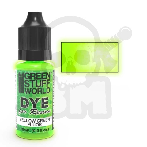 Dye for Resins YELLOW-GREEN FLUOR 15ml - barwnik do żywic