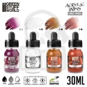 GSW Acrylic Inks Set - Sunset Opaque (4x 30ml)