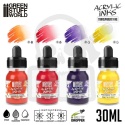 GSW Acrylic Inks Set - Transparent Fire (4x 30ml)