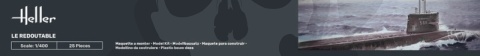 Heller 81075 Okręt podwodny Le Redoutable 1:400