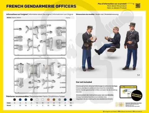 Heller 82751 Figurki Żandarmi 1:24