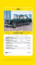Heller 80161 model samochodu Peugeot 403 - 1:43