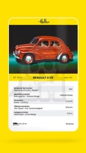 Heller 80174 Model samochodu Renault 4 CV - 1:43
