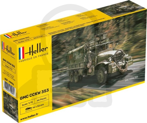 Heller 79996 Model samochodu ciężarowego GMC CCKW 353 - 1:72