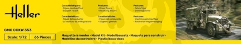 Heller 79996 Model samochodu ciężarowego GMC CCKW 353 - 1:72