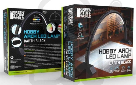 Lampa LED modelarska Hobby Arch - czarna