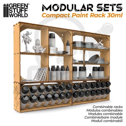 Stojak na farby 30ml - organizer poziomy - Vertical Compact