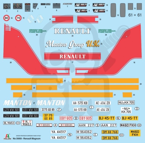 1:24 Model ciężarówki Renault AE500 Magnum