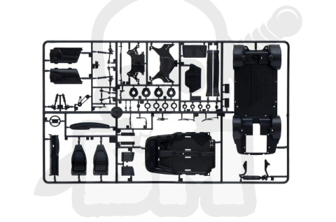 1:24 Porsche 911 Complete Set For Modeling Starter kit farbki narzędzia