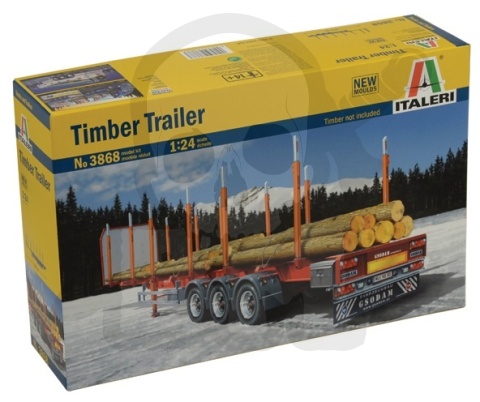 1:24 Model naczepy do przewozu kłód drewna Timber Trailer