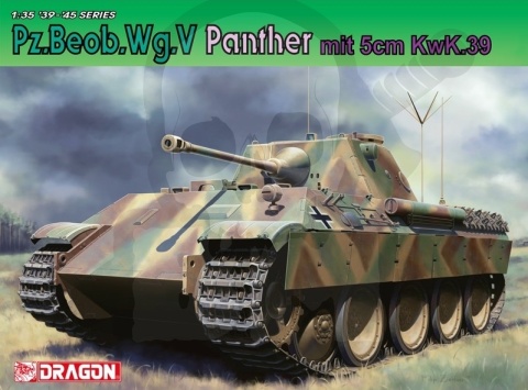 1:35 Niemiecki czołg Pz.Beob.Wg.V Panther mit 5cm Kw.K.39
