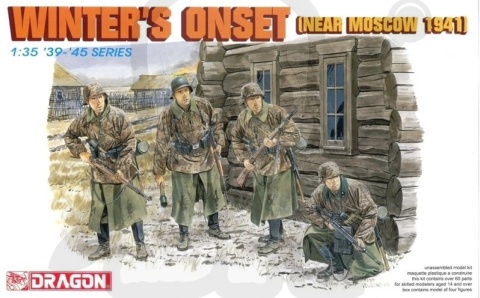 1:35 Niemieccy żołnierze Winter's Onset, Near Moscow 1941