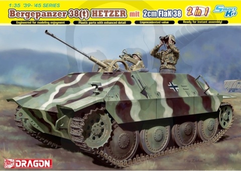 1:35 Jagdpanzer - Bergepanzer 38(t) Hetzer mit 2cm Flak 38