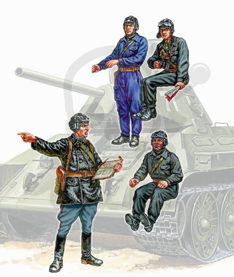 1:35 Soviet tank crew