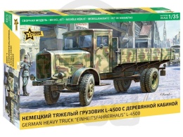 1:35 German Heavy Truck L-4500 Einheitsfahrerhaus - niemiecka ciężarówka