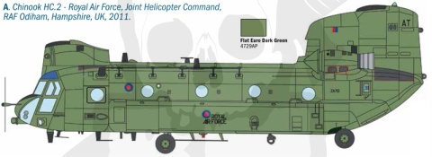 1:48 Cięzki śmigłowiec transportowy Chinook HC.2/CH-47F