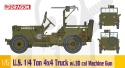 1:6 Dragon 75050 1/4-Ton 4x4 Truck w/.30-cal Machine Gun