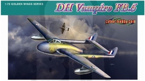 1:72 Model samolotu DH Vampire FB.5