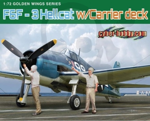 1:72 Model samolotu F6F-3 Hellcat w/Flight Deck