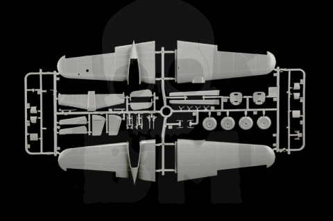 1:72 Model bombowca Dornier Do 217 K-1/K-2 with Fritz-X guided bombs