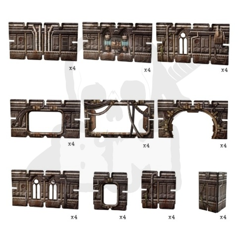 Battle Systems Gothic Cityscape - ponure ruiny