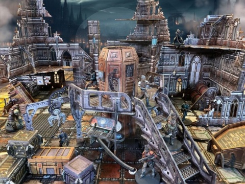 Battle Systems Gothic Cityscape - ponure ruiny