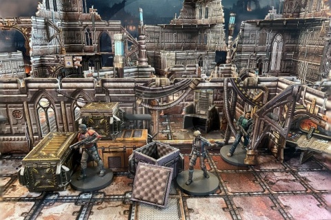 Battle Systems Gothic Cityscape - ponure ruiny