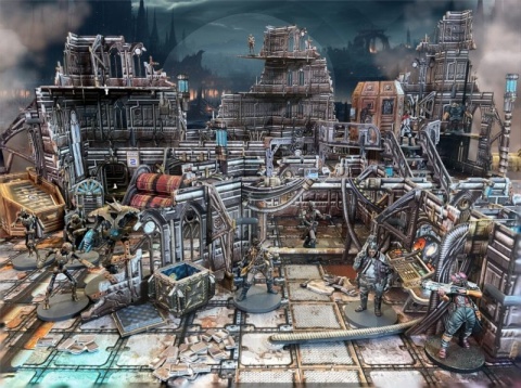 Battle Systems Gothic Cityscape - ponure ruiny