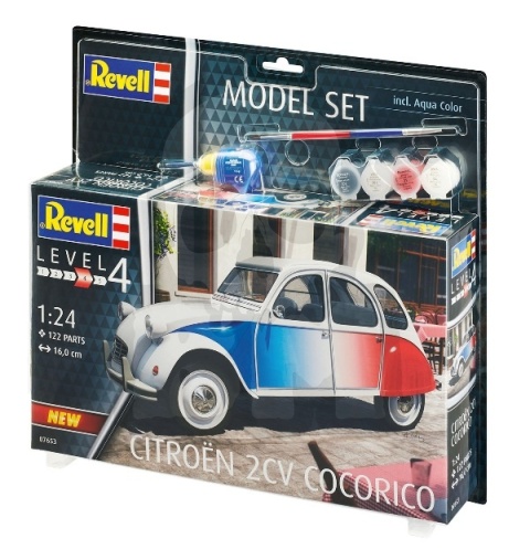 Revell 67653 Model Set Citroen 2CV Coccorico 1:24