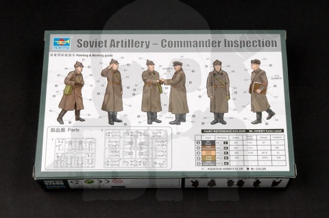 Trumpeter 00448 Sowieccy artylerzyści - Inspekcja dowódcy 1:35