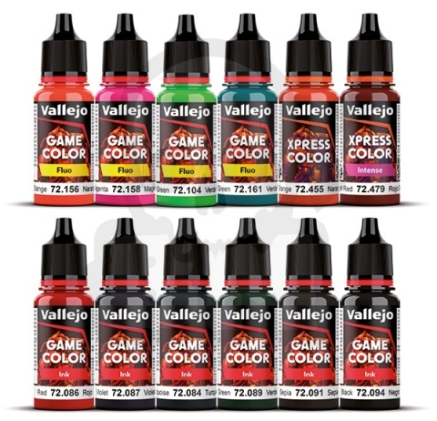 Vallejo 72207 Game Color - Special FX Paint Set by Squidmar Miniatures
