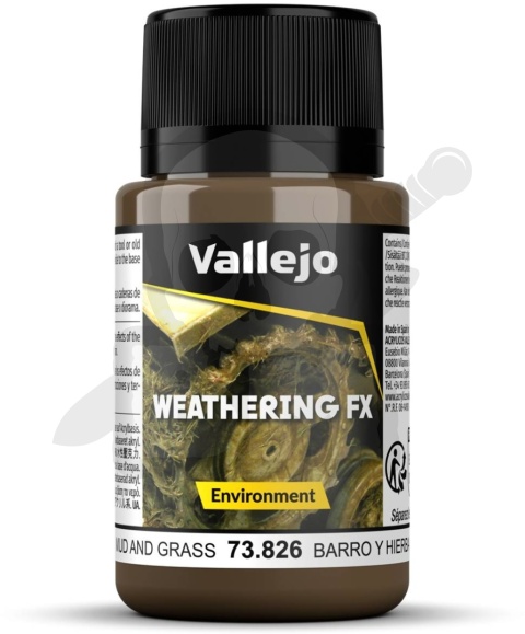 Vallejo 73826 Weathering FX - Environment - Mud and Grass Effect 40 ml