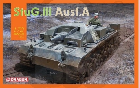 1:72 StuG.III Ausf. A - model działa samobieżnego