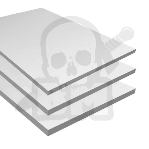 ABS Plasticard A4 - arkusze 0,5-2mm A4 7 szt.