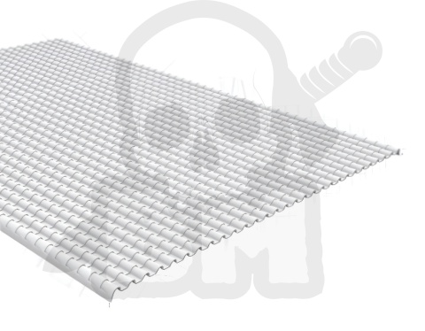 ABS Plasticard - Dachówki Teksturowane blachy - A4