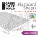 ABS Plasticard - Dachówki Teksturowane blachy - A4